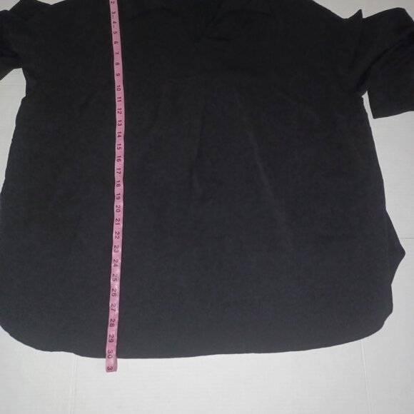 ADRIANNA PAPELL LONG SLEEVE TUNIC BLOUSE - Picture 8 of 11